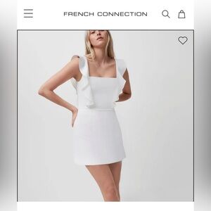 French Connection Women's Ruffle Strap Mini Dress